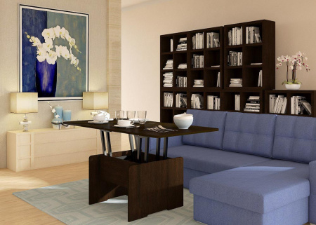 Стол Дебют 5 СТТ 105 темный венге/ГЗМИ