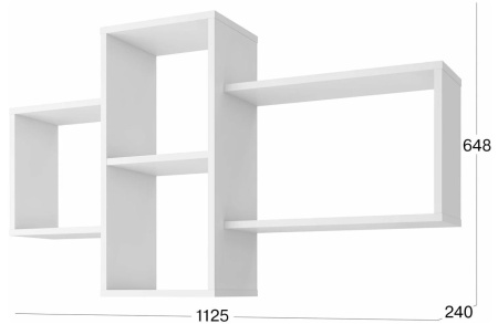 Полка "Алекс" Белый