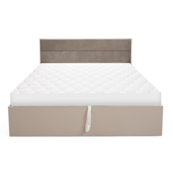 Сен-Дени Кровать 1600*2000 + основание с ПМ Кашемир/МДФ Дуб Латте