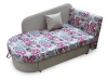 Диван-кровать "Лидер 1" OWL pink /Cabrio 3  ЛЕВАЯ 