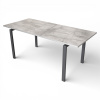 Стол Ареа,1400(+400)*800, металл Графит+пластик (LEMARK 0435)
