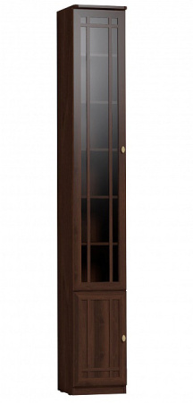 Шкаф для книг левый Sherlock  Орех Шоколадный