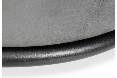 Банкетка Sheffilton SHT- B6 микровелюр/металл Б-13 (угольно-серый/черный муар)