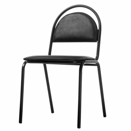 Стул Стандарт/Кожа иск., pv,1(черный)