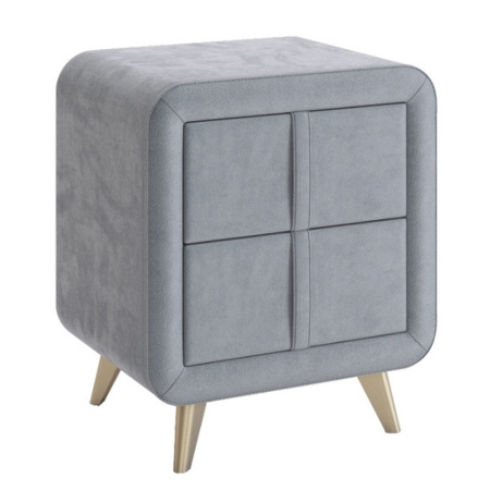 Тумба прикроватная Софи 2 Оникс (велюр)