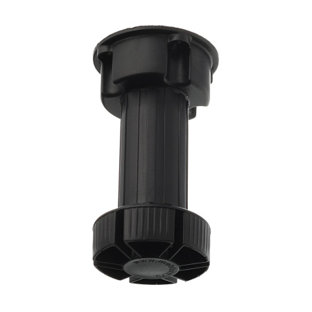 Ножка регулируемая 100-130мм (кухон), черный/в Ассортим