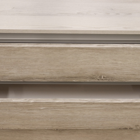 Комод Грас 4ящ, 1 дв. Сосна Лофт, фасады МДФ Ясень