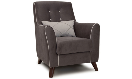 Кресло "Френсис" Арт. ТК 261/3  (Амиго шоколад* (коричн.), Камаро 3 эш)