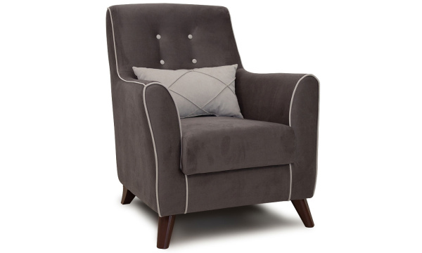 Кресло "Френсис" Арт. ТК 261/3  (Амиго шоколад* (коричн.), Камаро 3 эш)