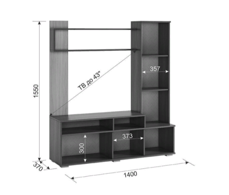 Стенка для гостиной Лаура