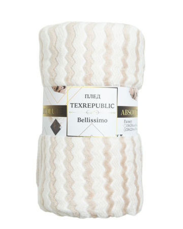 Плед фл Texrepublic жакр.двухцв размер 200*220 92572