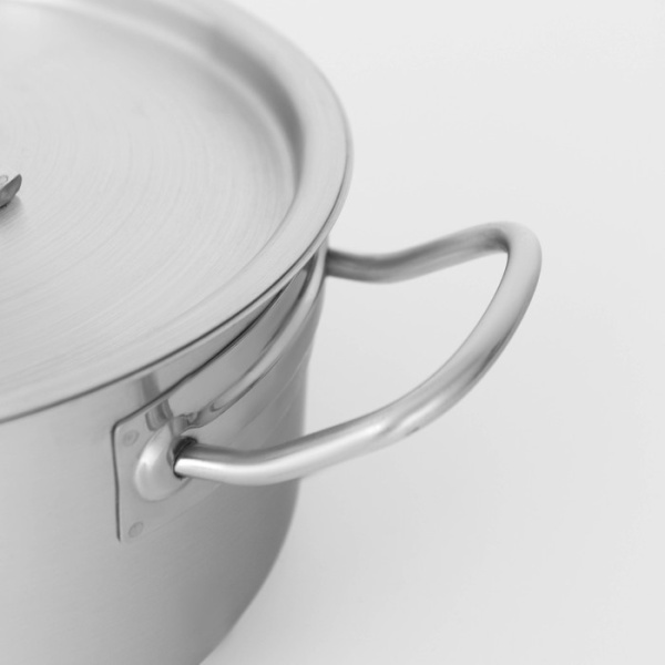 Кастрюля из нерж стали Hanna Knövell с кр, 3 л, d=20 см