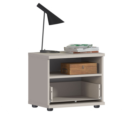 Тумба прикроватная Сити Бежевый песок/Кофе