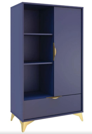 Челси Шкаф с ящиком Морской синий