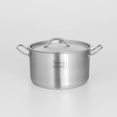 Кастрюля из нержавеющей стали Hanna Knövell с крышкой, 