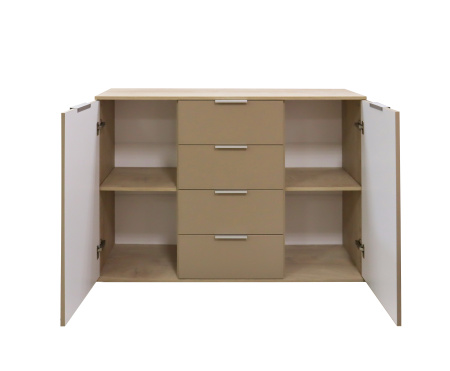 Сен-Дени Комод 1300 Дуб Эндгрейн/Вижн матовый