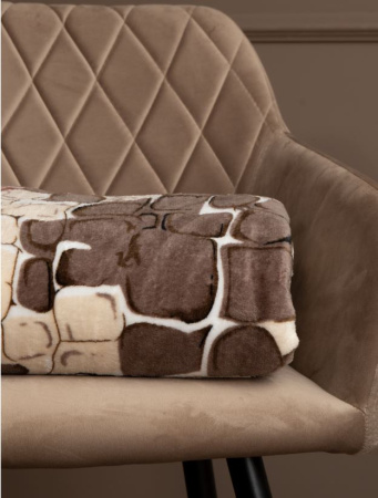 Плед Texrepublic фланель печат скрутка  200*220 93316