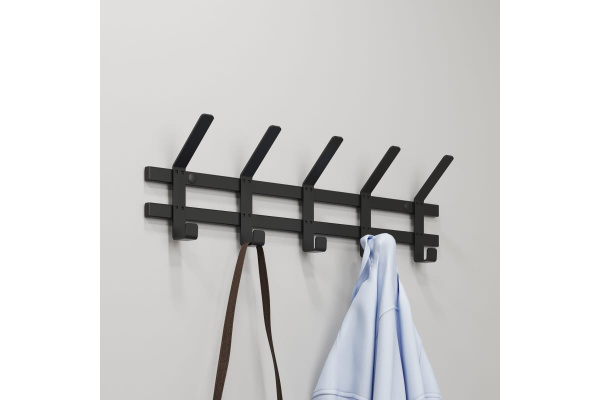 Вешалка Торонто 5 металл Черный*580