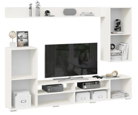 Моретти гостиная (Белый/Белый глянец)