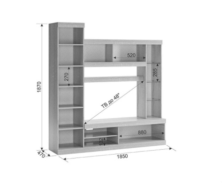 Стенка для гостиной Макси