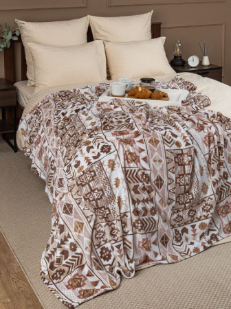 Плед Texrepublic фл печатный скрутка 2 сп,180*200,74678