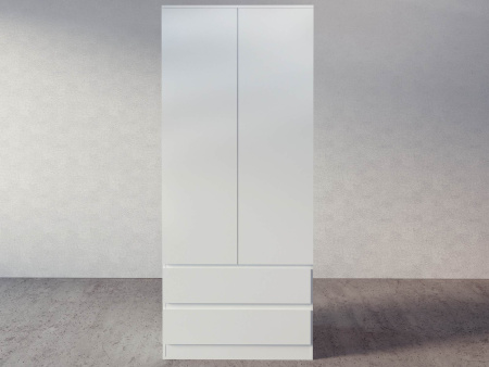 Шкаф Somero 467.02 2-х дверный с ящиками Белый