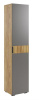 Шкаф Бери 1 дв дуб крафт золотой/графит