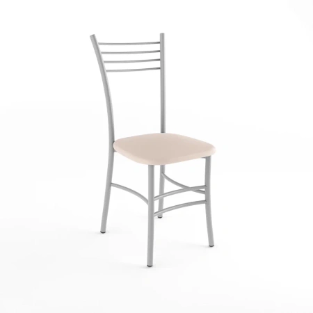 Стул Квинтет (графит, к/з Бежевый 120)