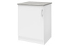 Уют СТЛ.275.06 Шкаф напольный 60 Белый/Белый