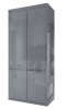 Шкаф 2-х дверный Норден Серый Глянец