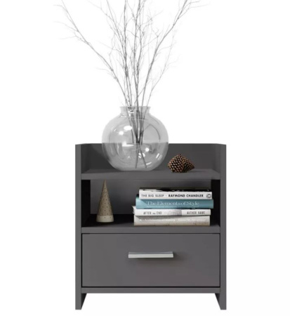 Карло Тумба прикроватная 2 ящ. СТЛ.514.02 Графит