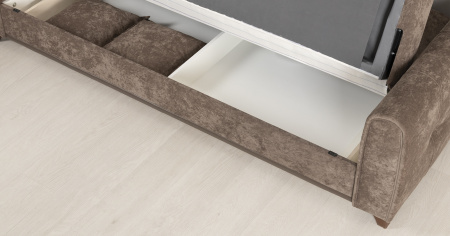 Диван "Плимут" Арт.ТД 379 Романс шокол + Марвел шоколад