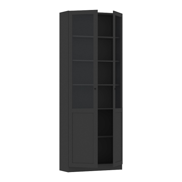 Харрис 32 (библиотека) Шкаф для книг двухстворчатый (Антрацитt) Харрис 32 (библиотека) Шкаф для книг двухстворчатый (Антрацитt)