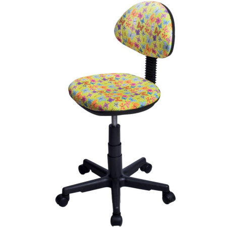 Кресло Логика/Kid's бабочки фон желтый