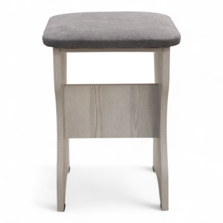 Табурет БН-200 Кожзам Серый/ Сосна Лофт Табурет БН-200 Кожзам Серый/ Сосна Лофт
