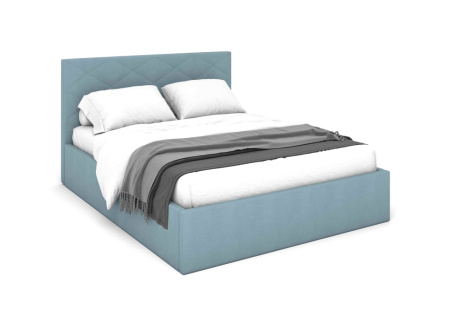 Кровать Аликанте 1400*2000 с ПМ Newtone aqua blue