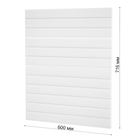 Фасад Софт Тач БЕЛЫЙ 3 ящика 600   /  Бомон