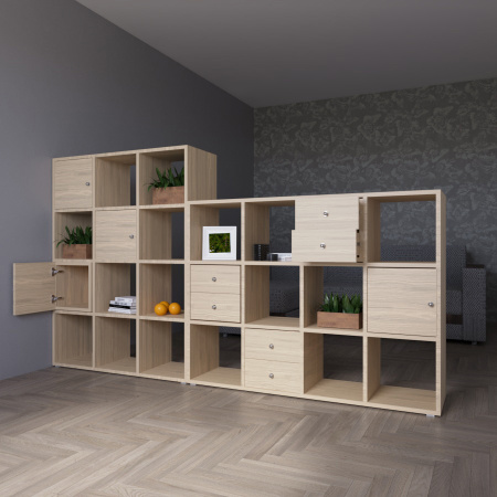 КОРИНН Стеллаж 2 Х 2 ячейки