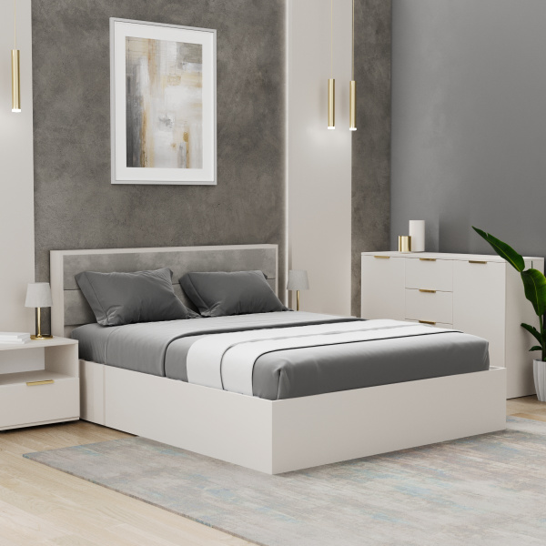 Сен-Дени Кровать с подъемным механизмом 160*200 Кашемир