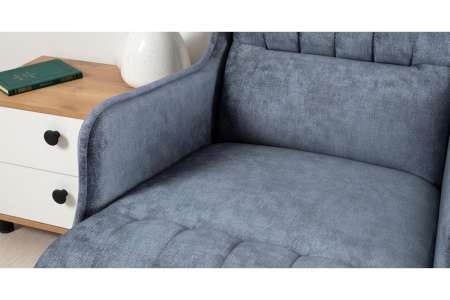 Кресло "Болеро" Арт. ТК 559 Everest Grafit  (серо-синий)