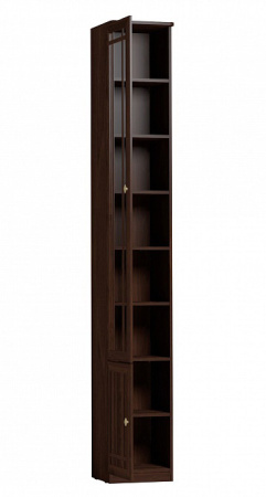 Шкаф для книг левый Sherlock  Орех Шоколадный