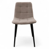 Стул Селеста Велюр Бежевый/ Черный 