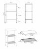 Стеллаж "ТОРОНТО 13"СТТ13 Б белый