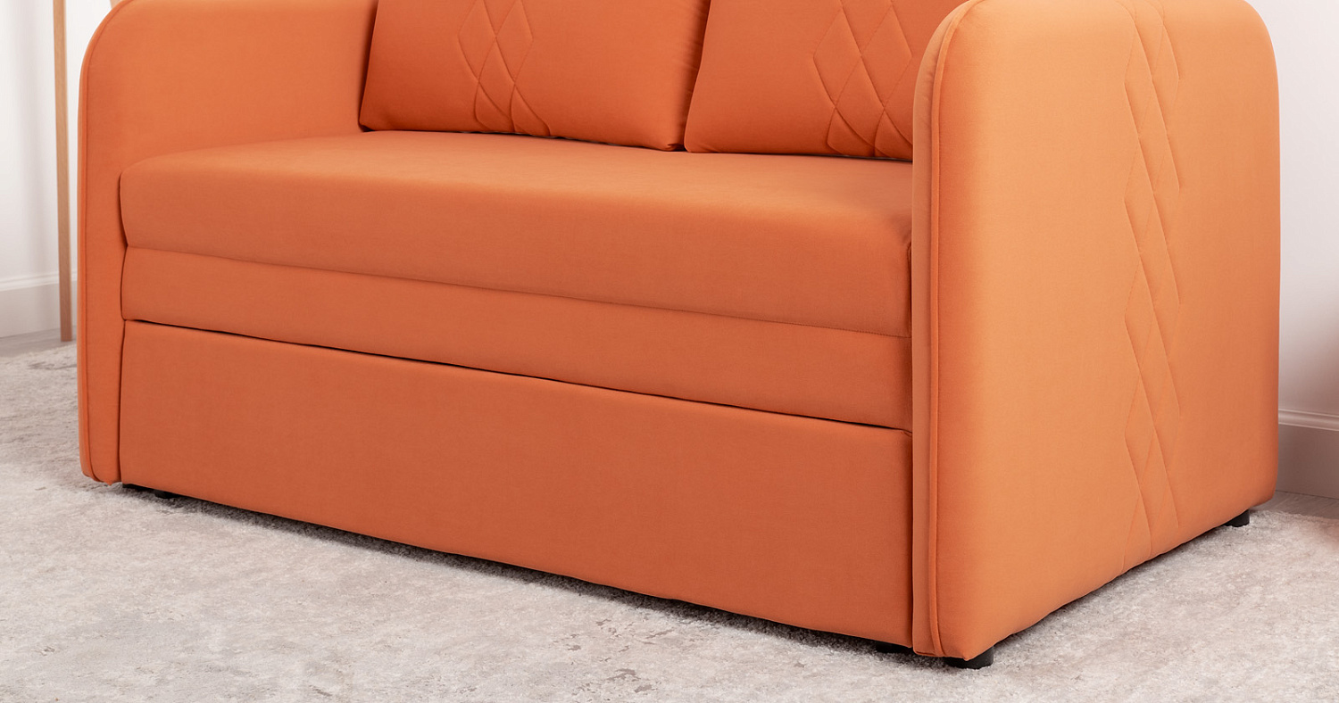 Диван м/г "Юта 120"  Арт. ТД 523 Вивальди 31, Вивальди 31 медный