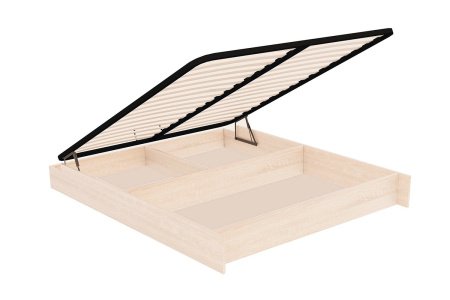 БИЗ16а/327а Основание с бельевым ящиком и под.мех. 1600*2000 дуб сонома