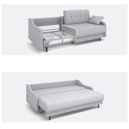 Диван "Женева" еврокнижка Paloma chocolate