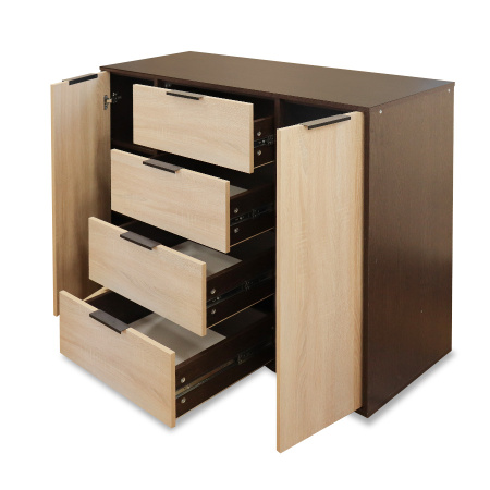 Комод БН-174-03 (1200) дуб венге/дуб сонома