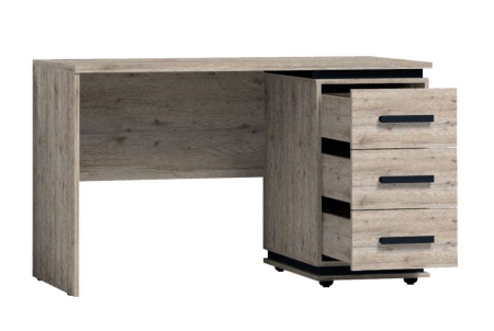 Стол письменный Nature 84 Гаскон Пайн Чёрный  Стол письменный Nature 84 Гаскон Пайн Чёрный