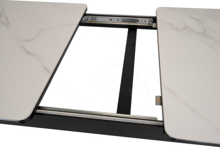 Стол Римини-мини светлый бетон/черный