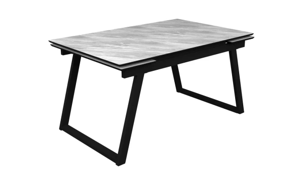 Стол Луис,1400(2000)*900, МДФ/Пластик Найт Стоун/Черный,опора Z 960-2(черный) Стол Луис,1400(2000)*900, МДФ/Пластик Найт Стоун/Черный,опора Z 960-2(черный)